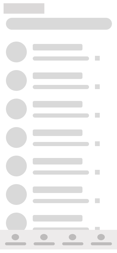 chat page wireframe